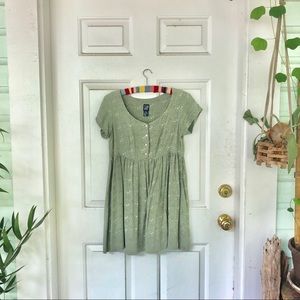 GAP Green Spring Floral Dress